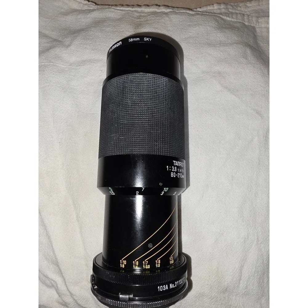 Tamron 80-210mm f3.8-4 CF Tele Macro BBAR MC Lens Minolta MD Adaptall 2 103A